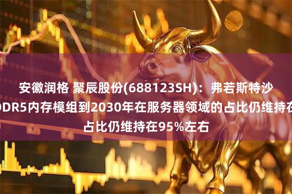安徽润格 聚辰股份(688123SH)：弗若斯特沙利文预计DDR5内存模组到2030年在服务器领域的占比仍维持在95%左右