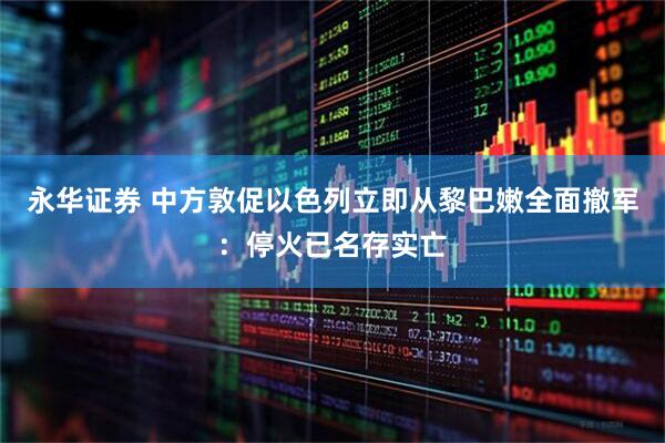 永华证券 中方敦促以色列立即从黎巴嫩全面撤军：停火已名存实亡